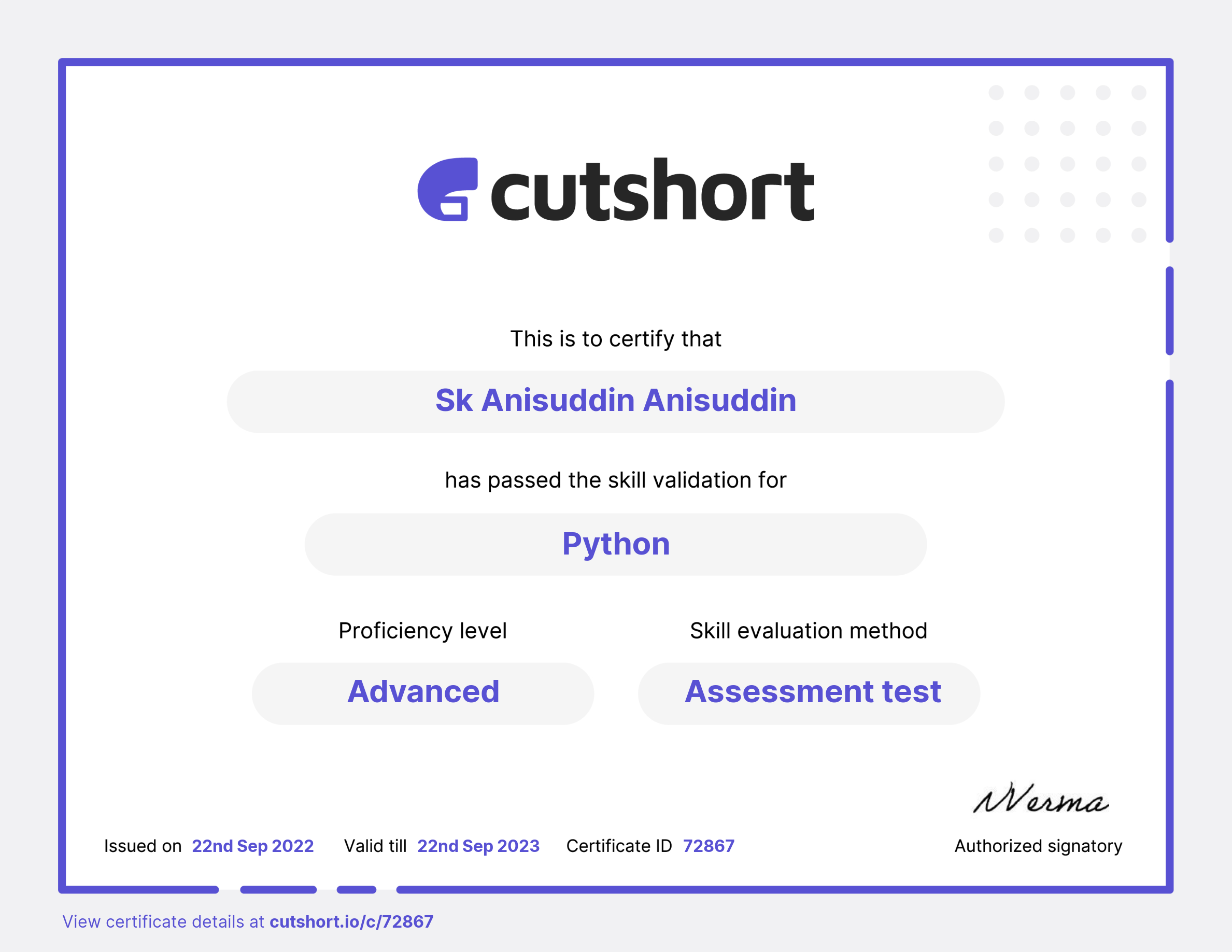 Python Assessment